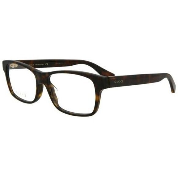 New Gucci Havana Unisex Eyeglasses - Picture 1 of 2